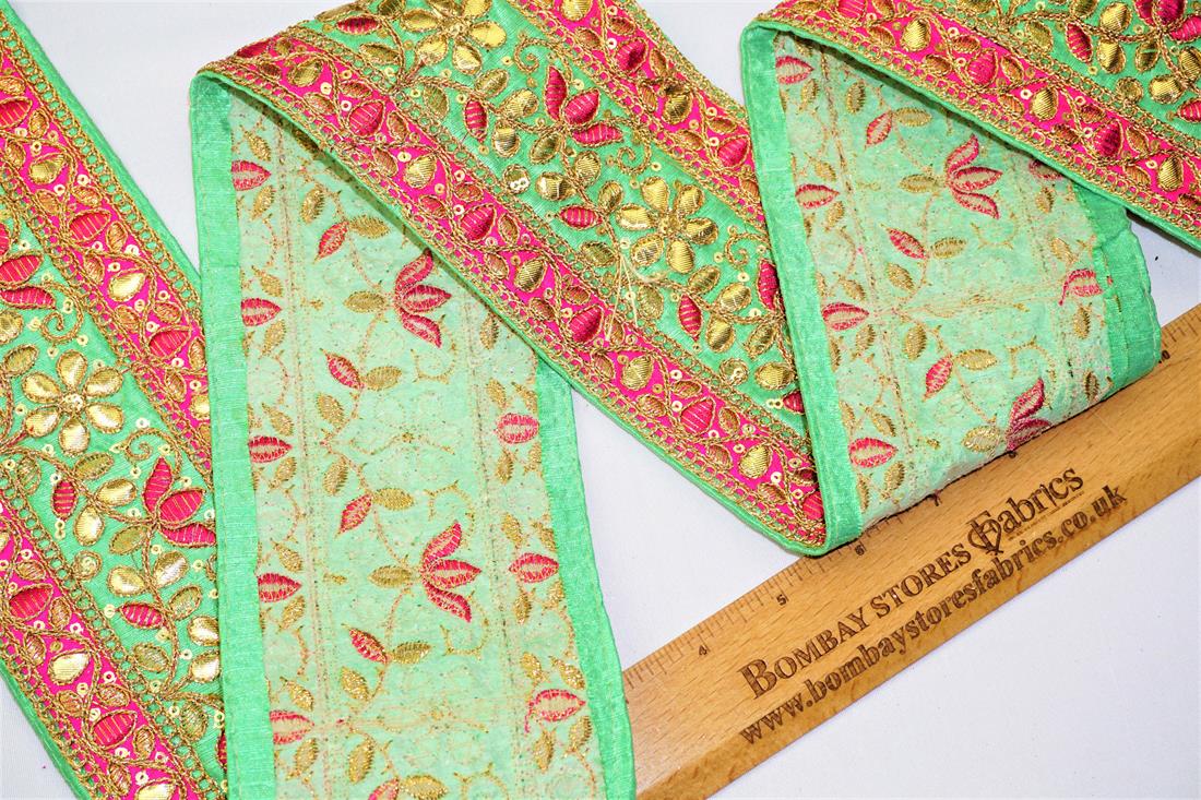 Mint Indian Vintage Style Lace