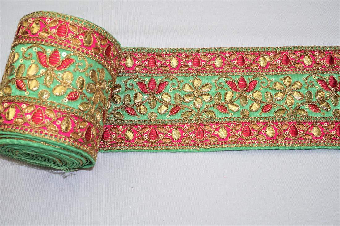 Mint Indian Vintage Style Lace
