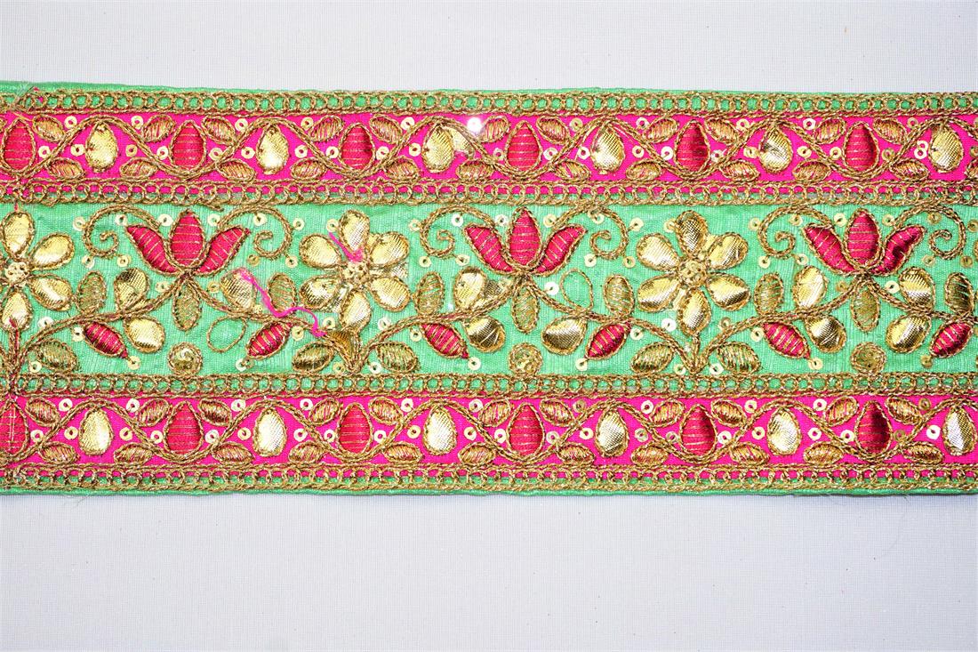 Mint Indian Vintage Style Lace