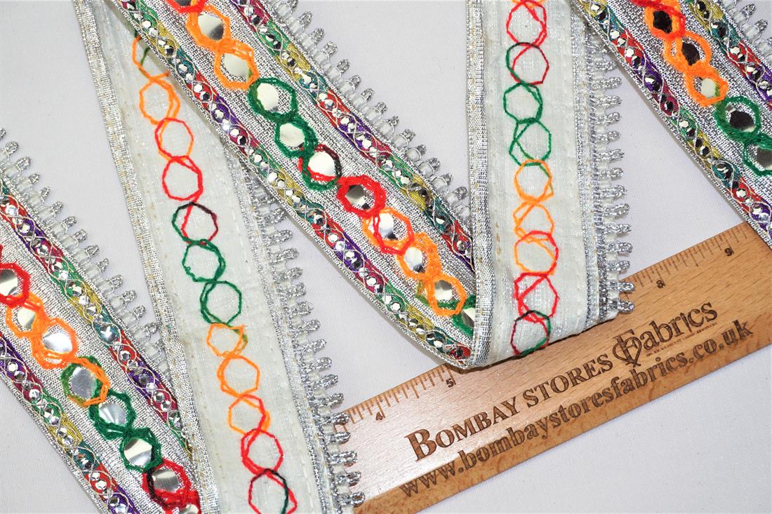 Silver Indian Vintage Style Lace