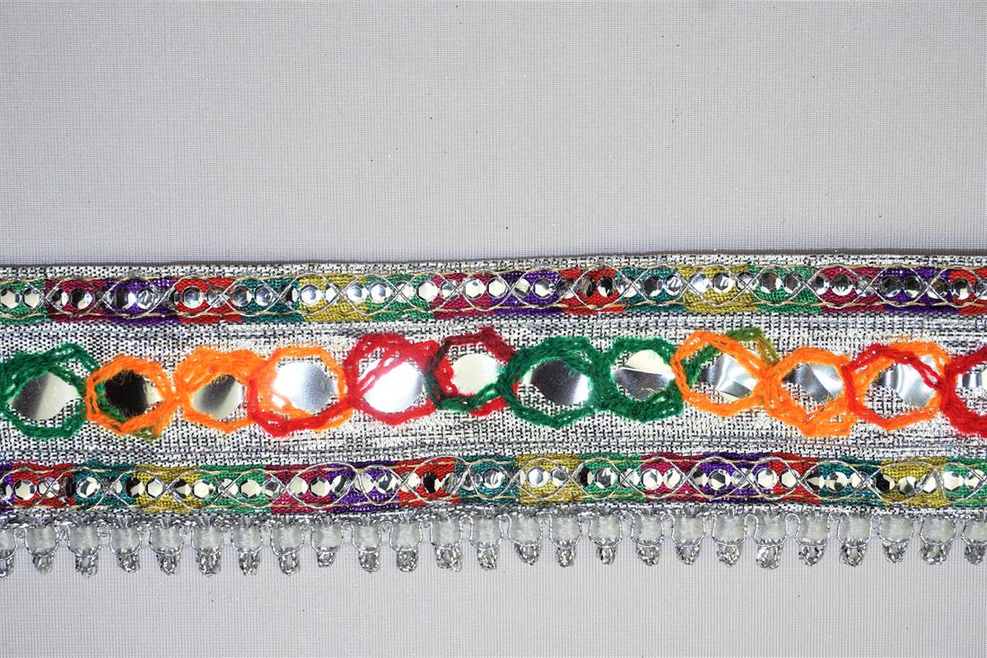 Silver Indian Vintage Style Lace