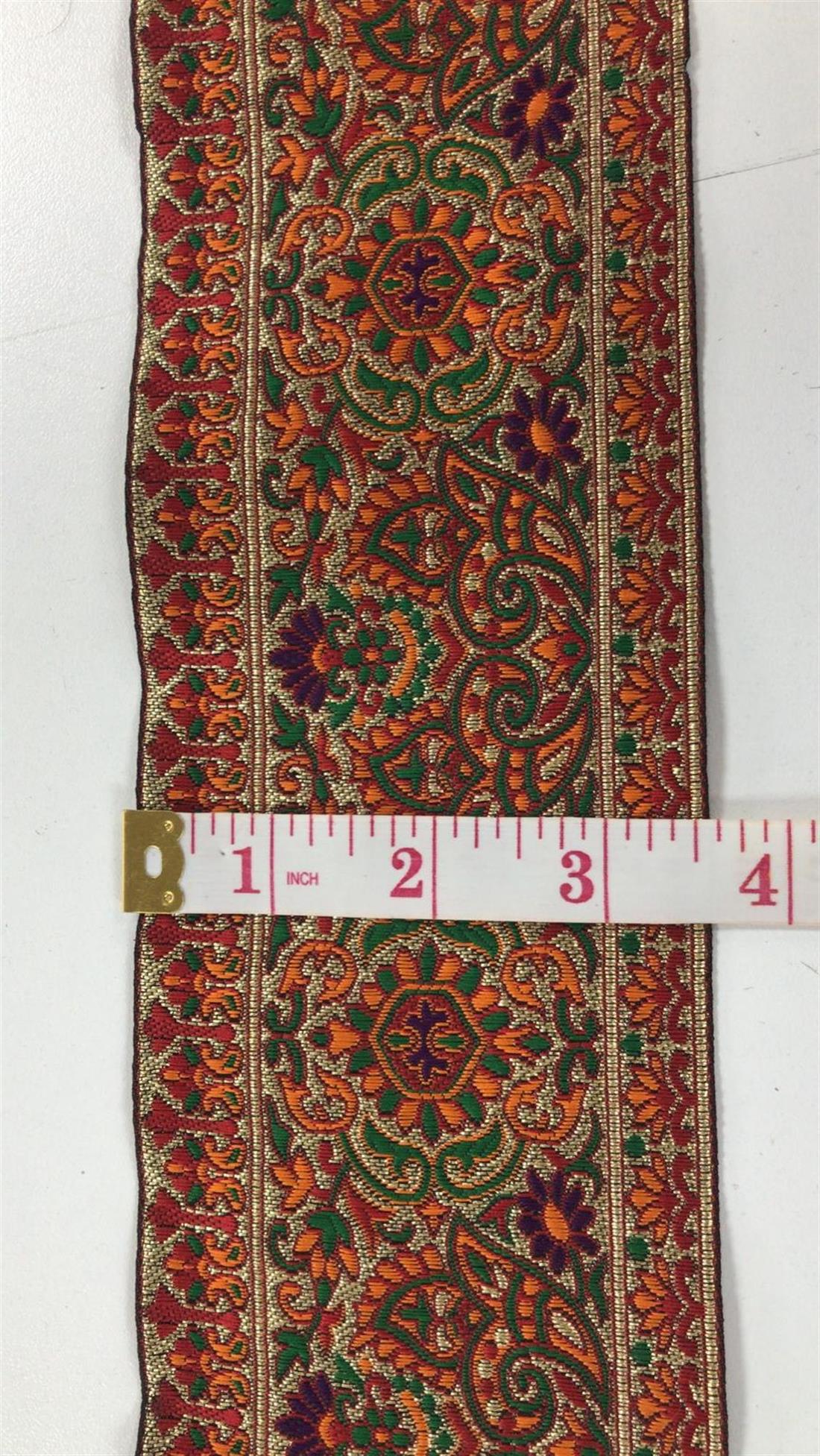 Multicolour Cotton Knitted Flanged Cord