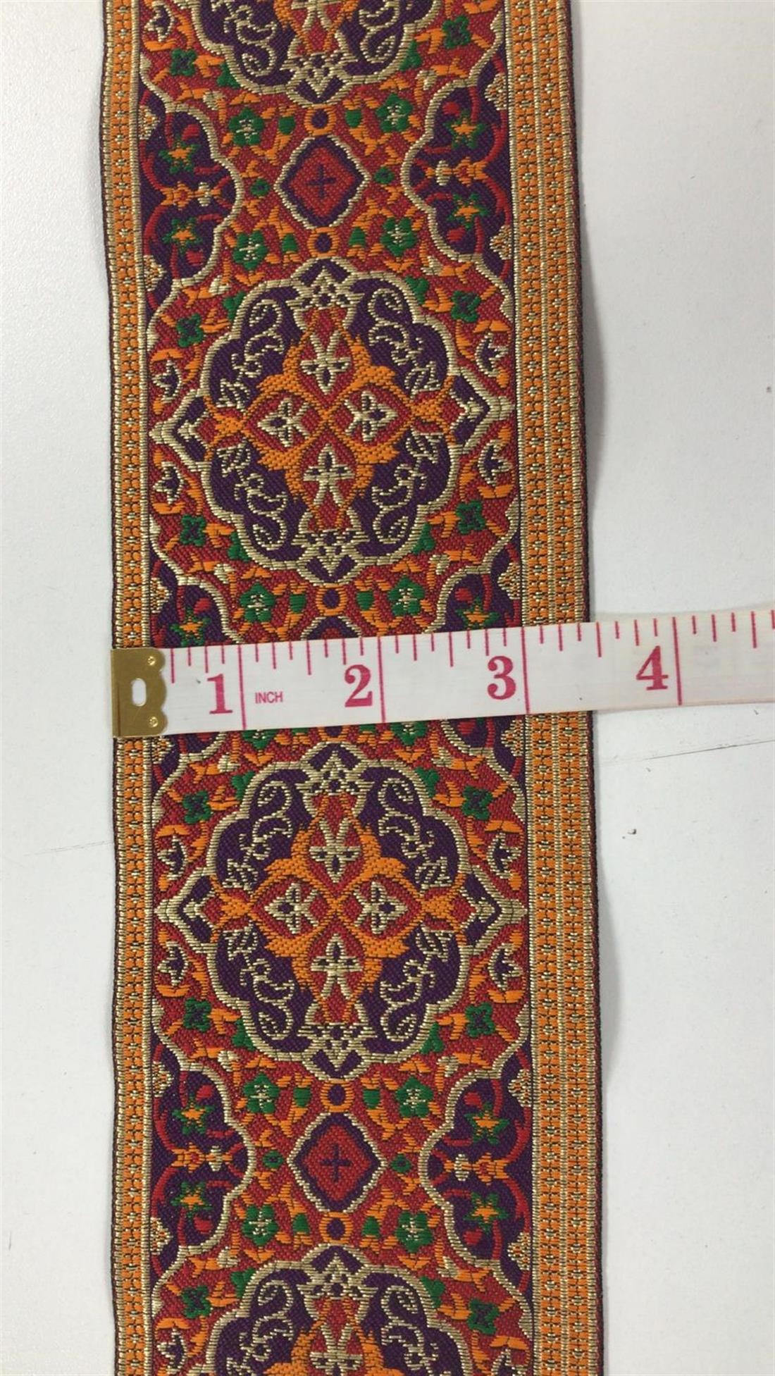 Multicolour Cotton Knitted Flanged Cord