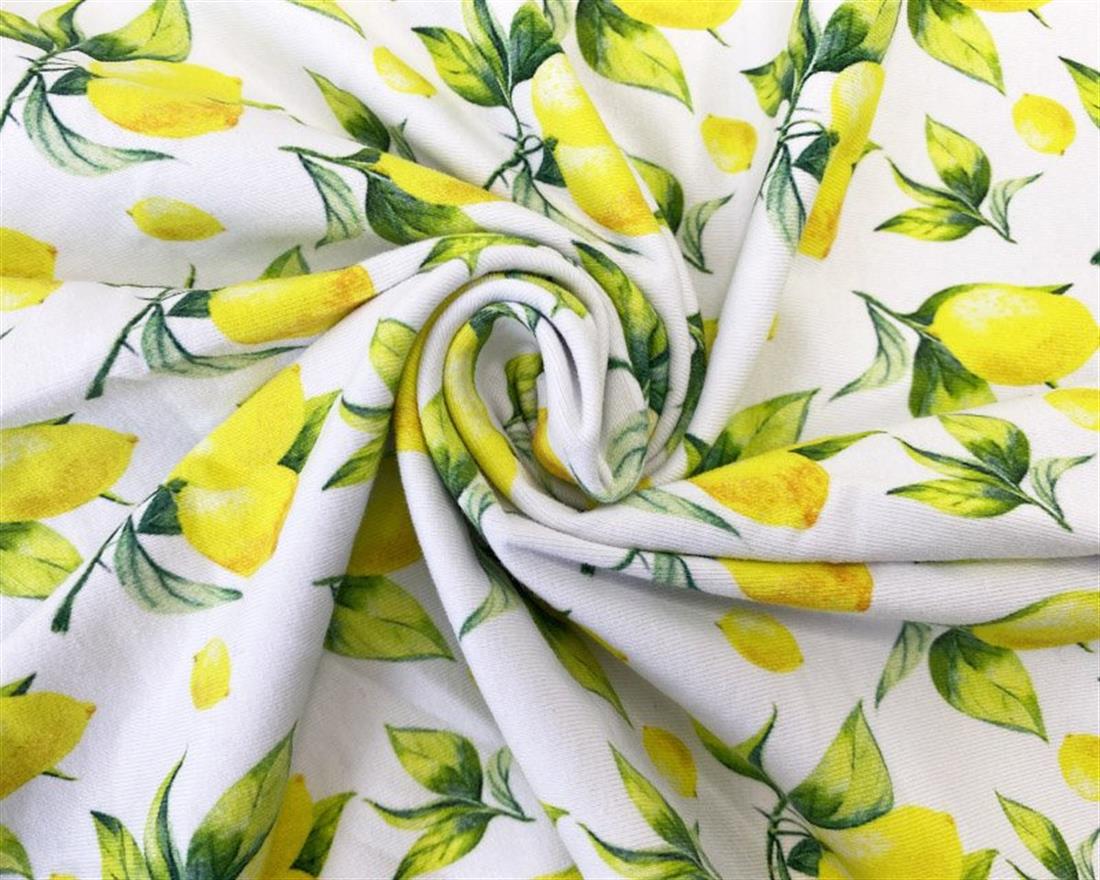 White Printed Cotton Fabrics