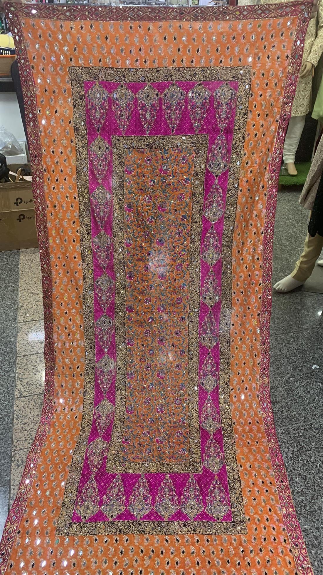 Multicolour Silk Dupatta