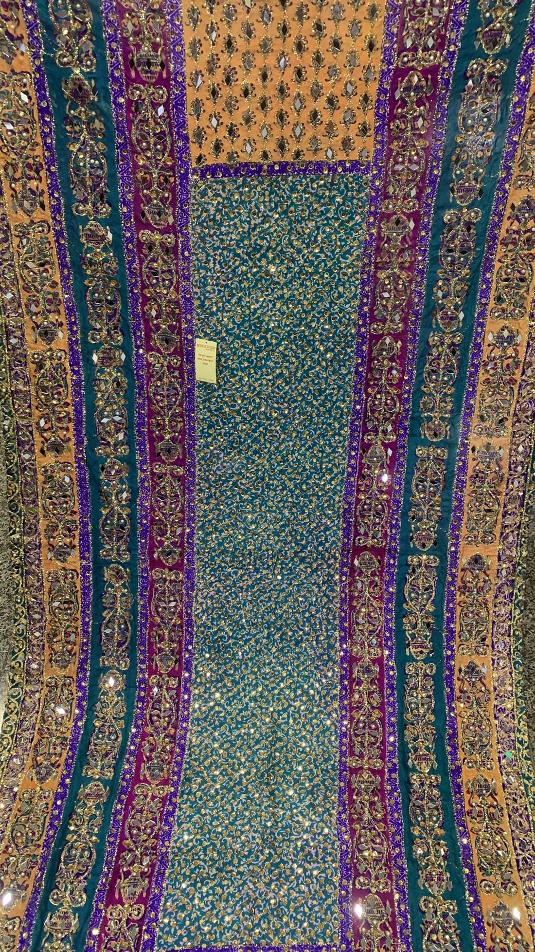 Multicolour Silk Dupatta