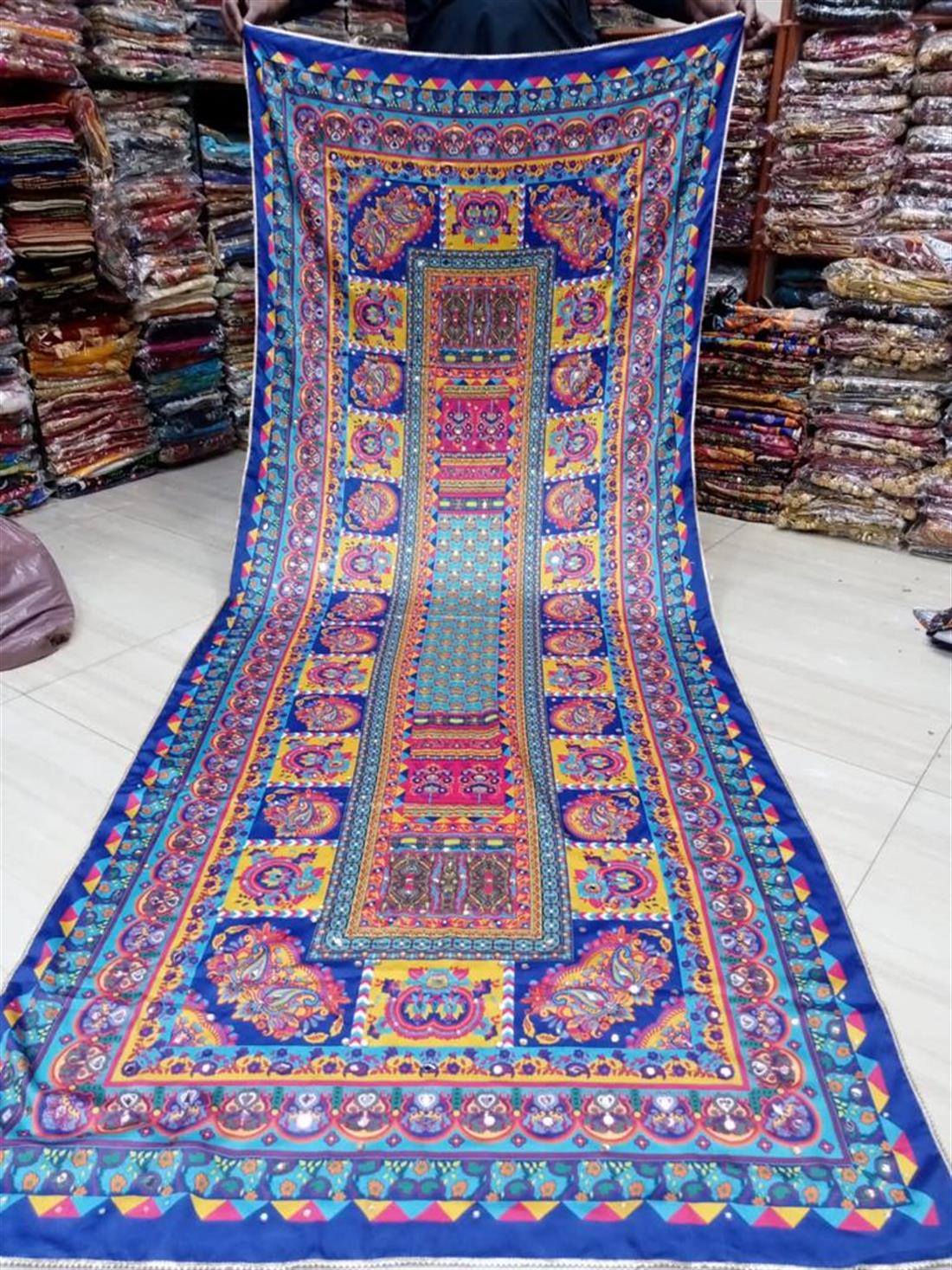 Multicolour Emb Dupatta