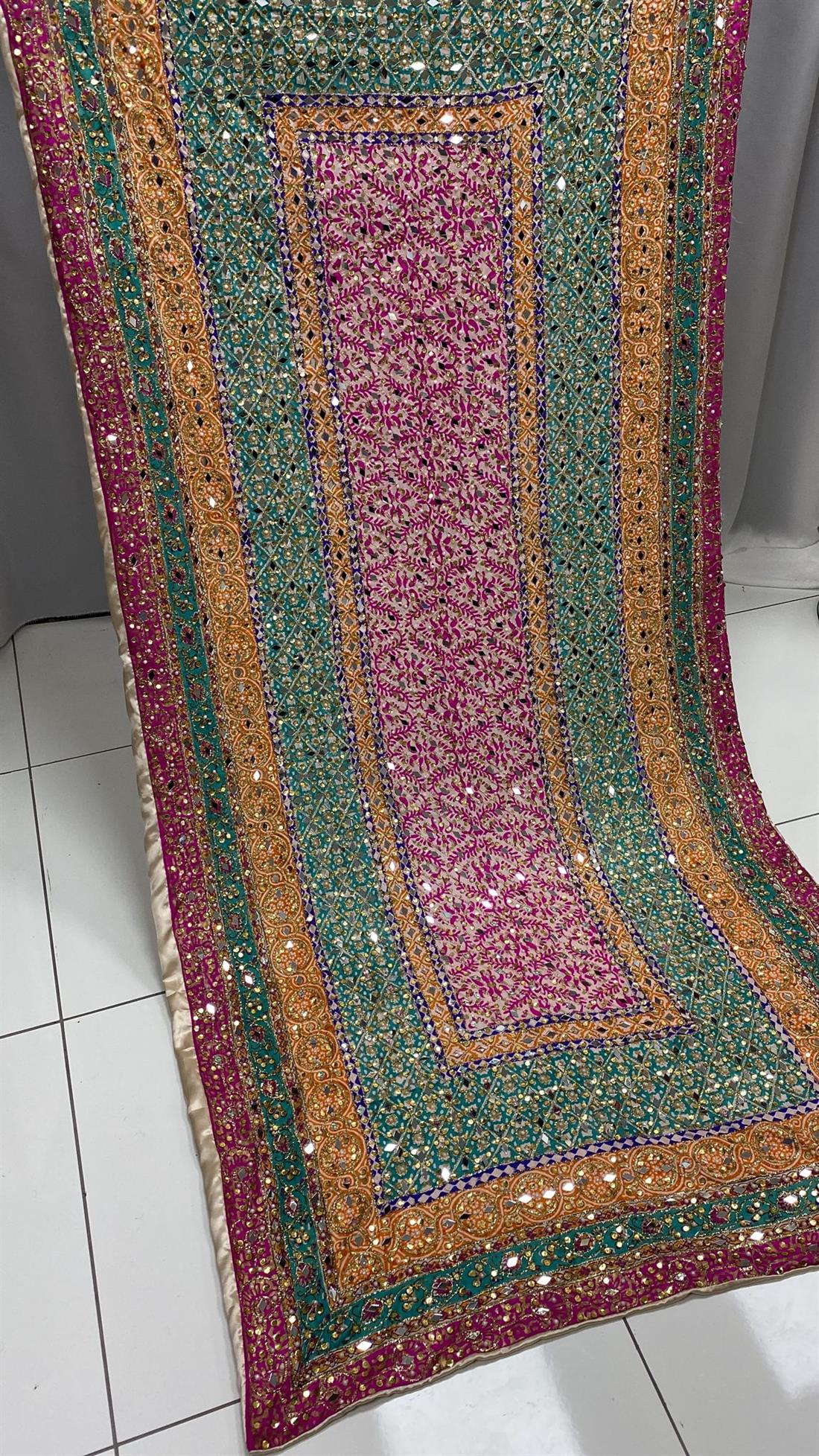 Multicolour Coloured Dupatta