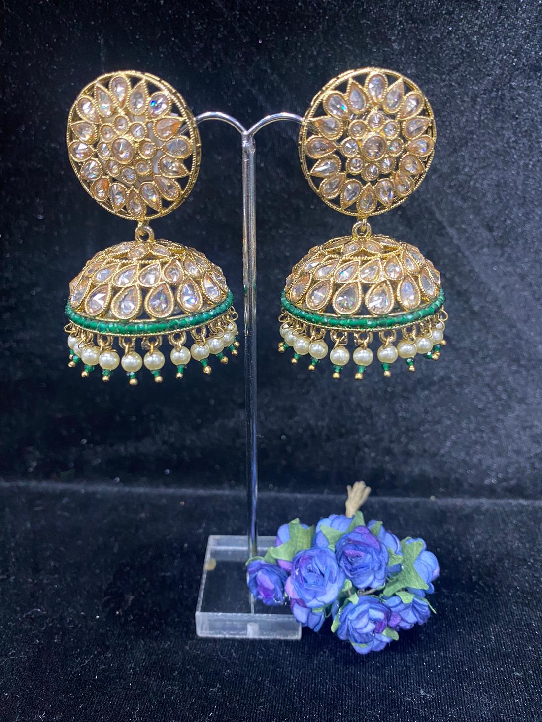 Green Earrings