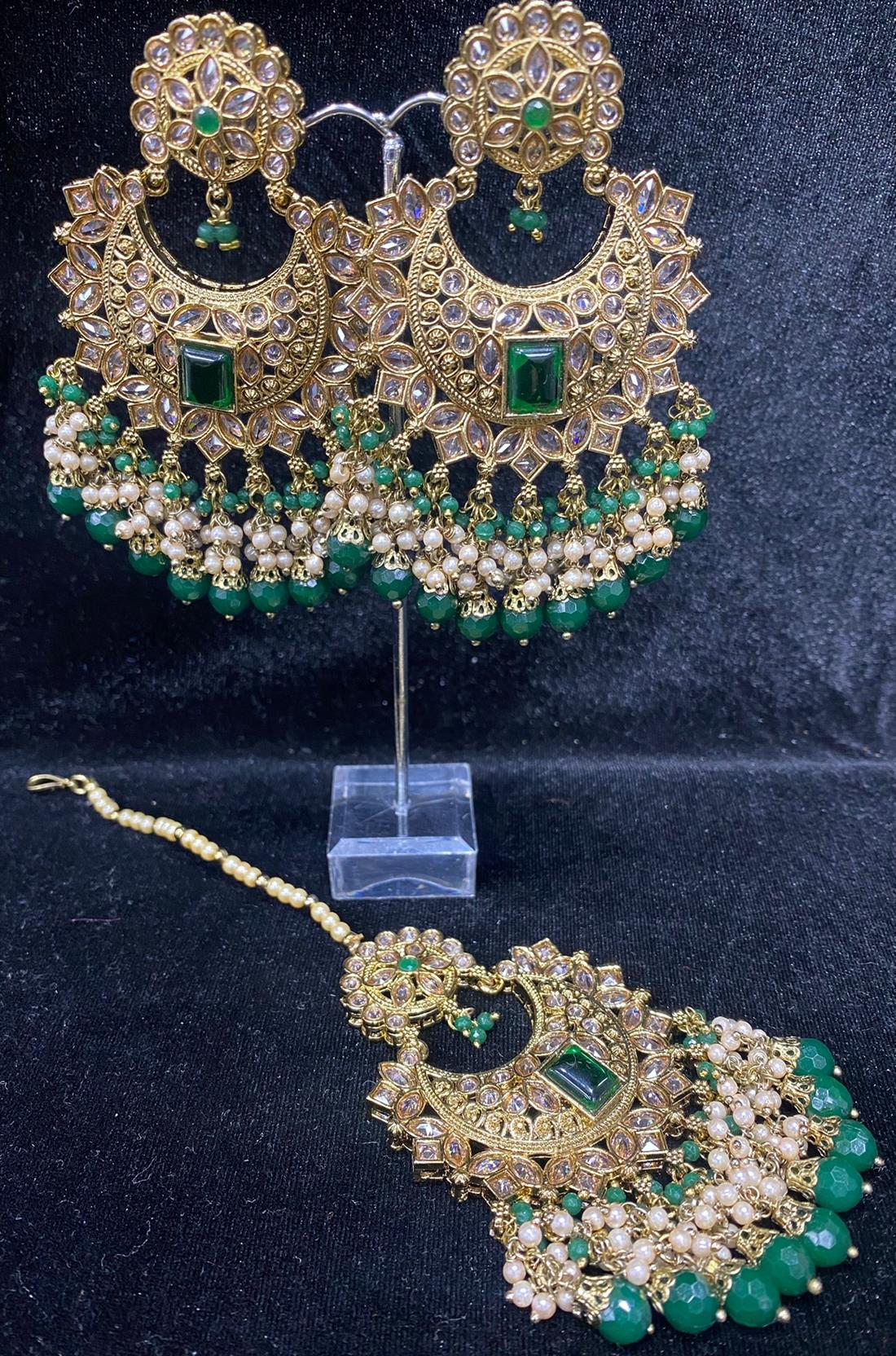 Green Earrings