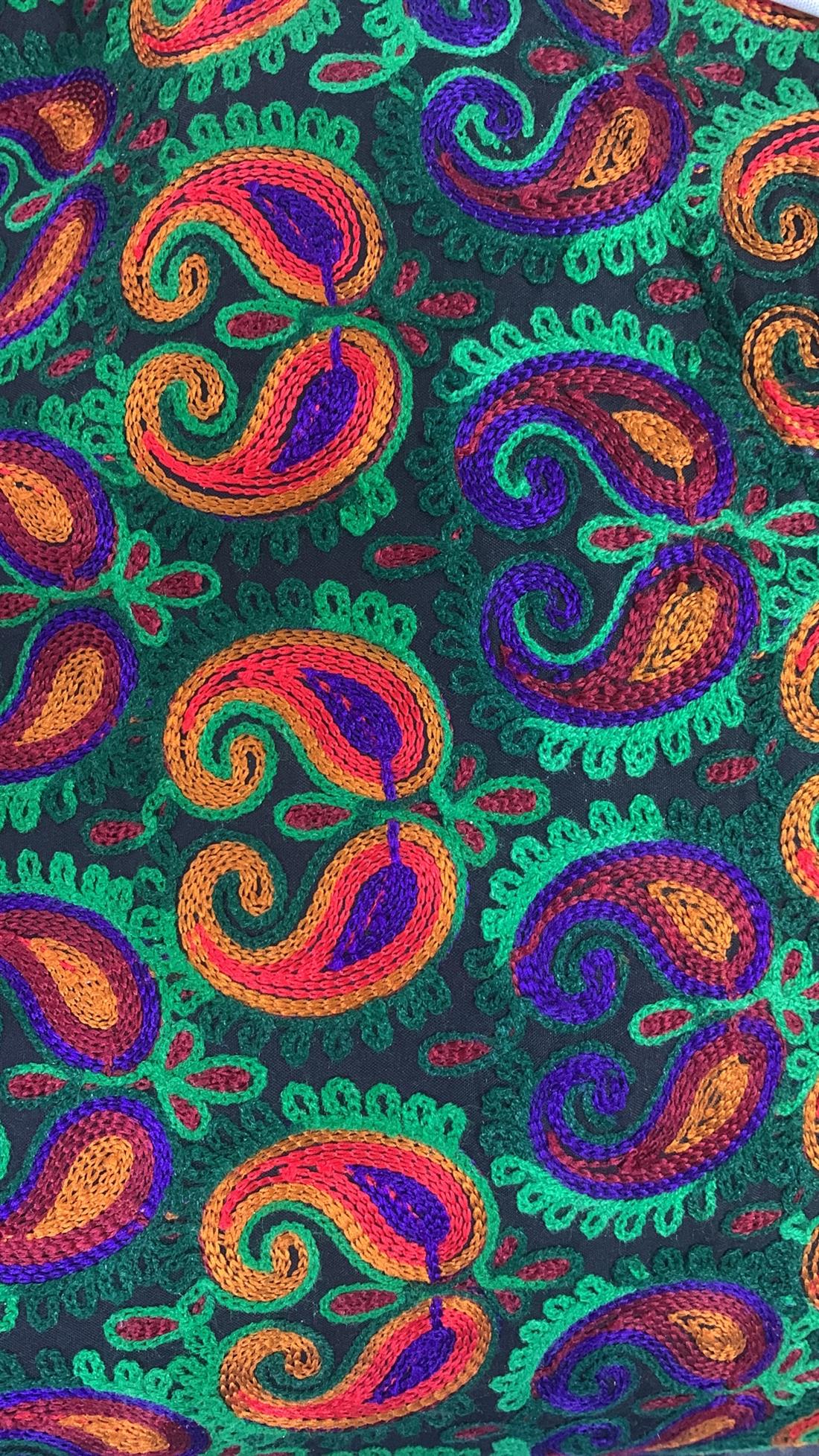 Multicolour Embroiderd Fabric