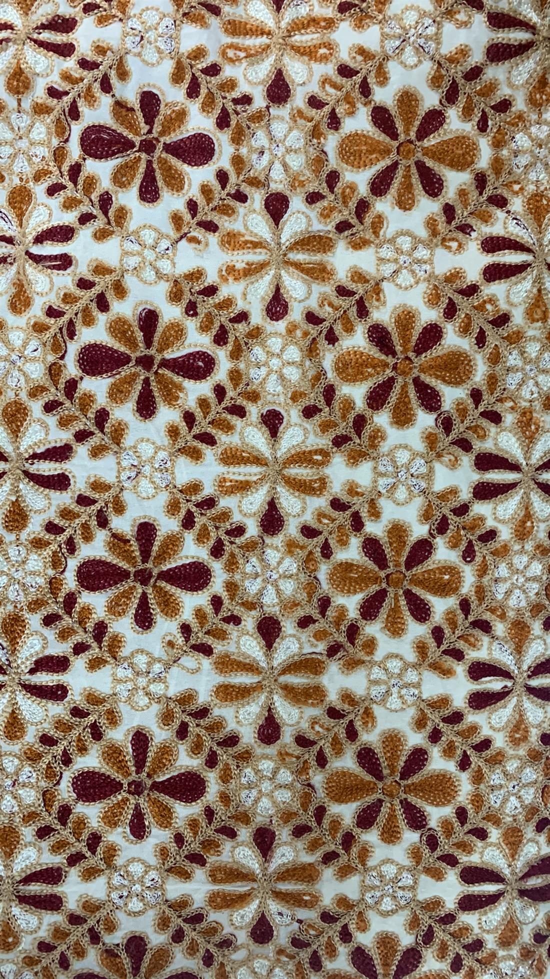 Multicolour Embroiderd Fabric
