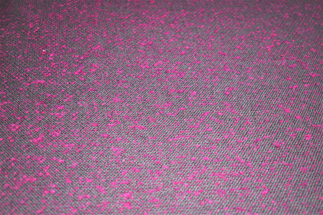 Pink Printed Wool, 150cm Width