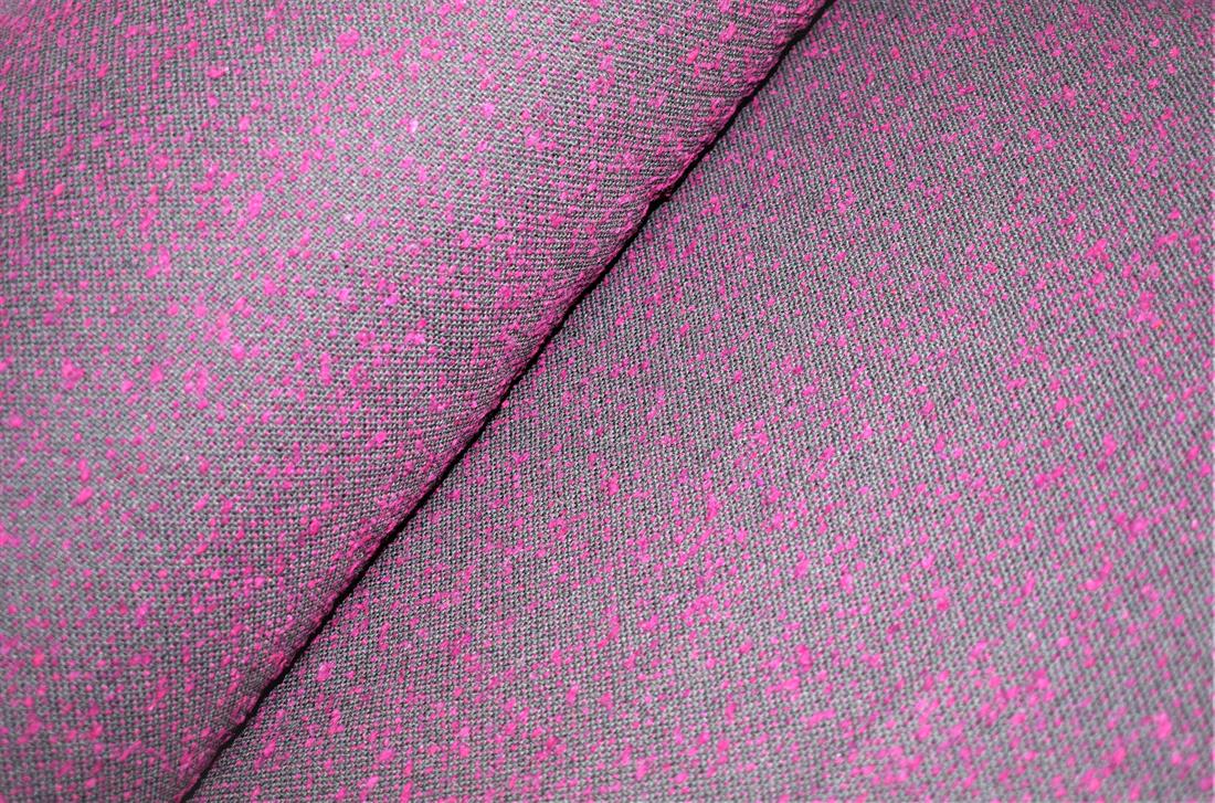 Pink Printed Wool, 150cm Width