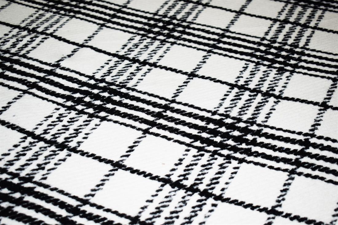 Black & White Printed Wool, 150cm, Width