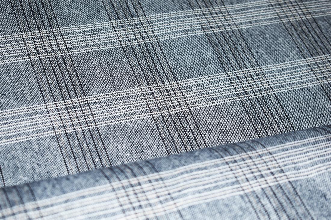 Grey Printed Wool, 150cm Width