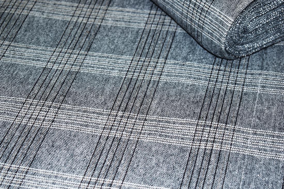Grey Printed Wool, 150cm Width