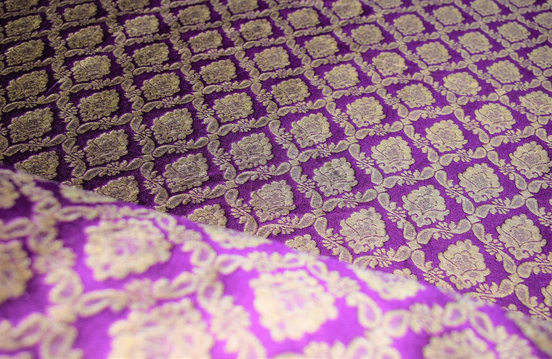 Purple Brocade