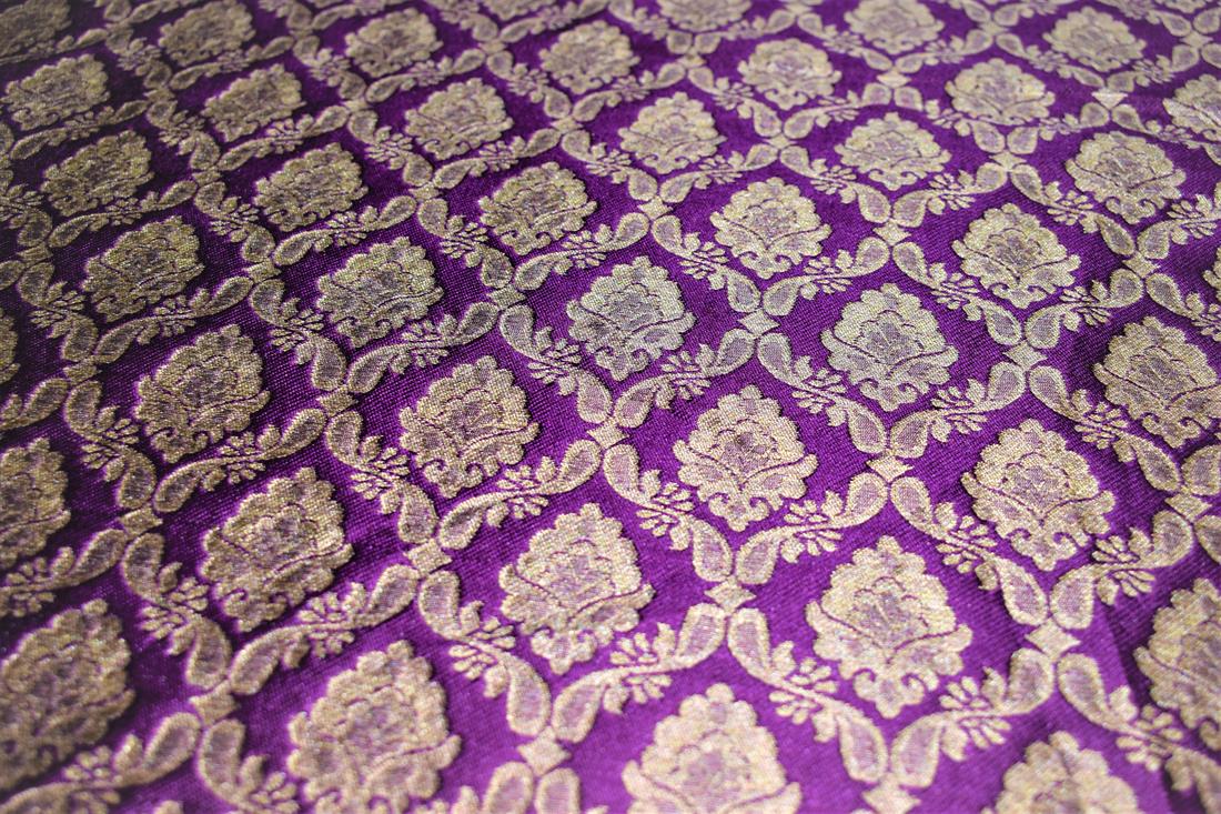 Purple Brocade