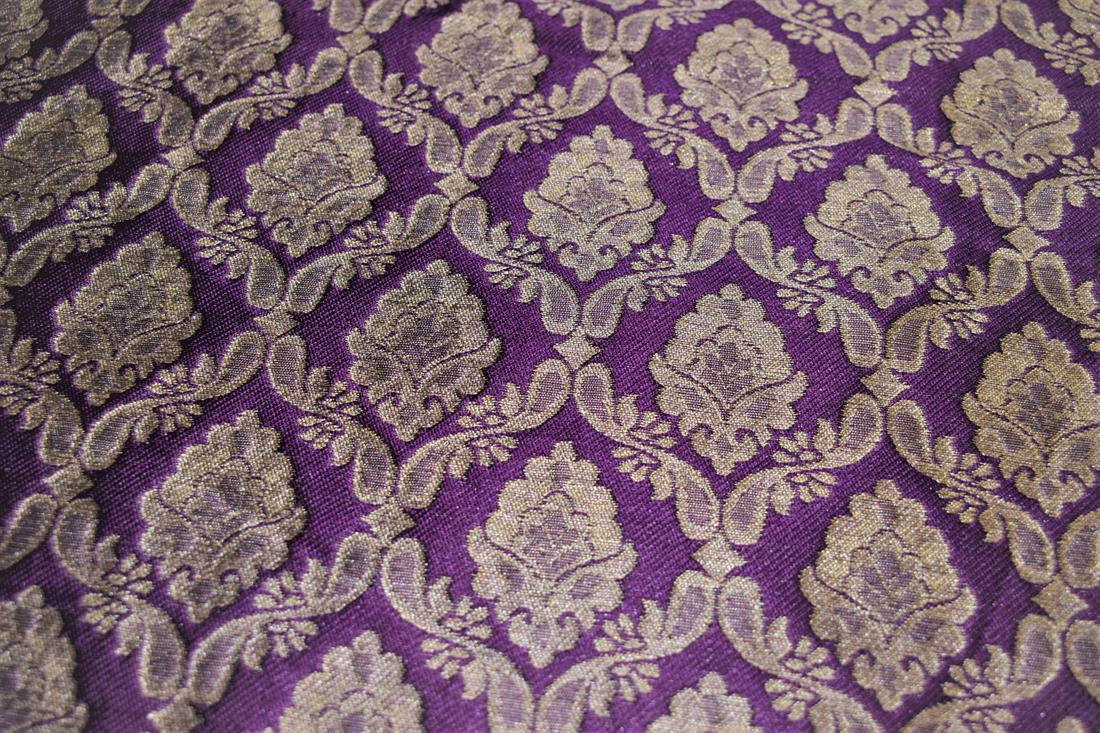 Purple Brocade