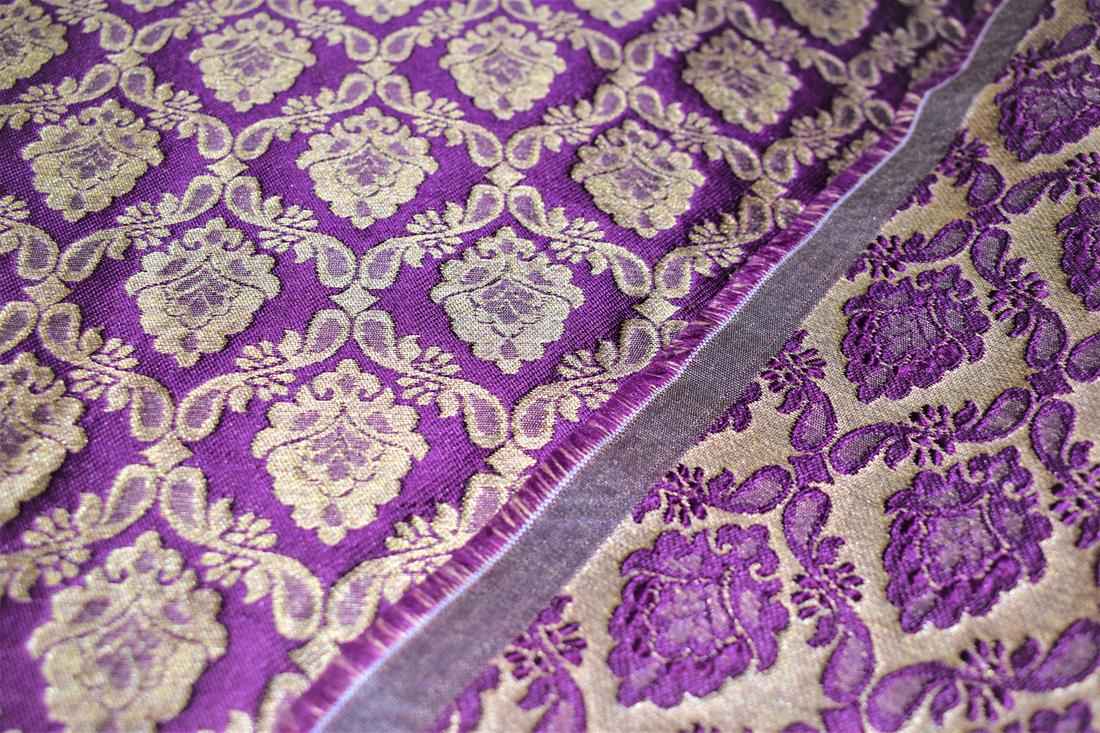 Purple Brocade