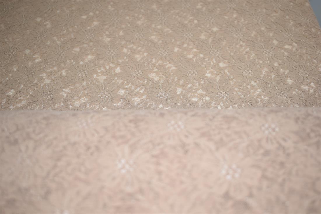 Light Brown Soft Corded Rachel Lace