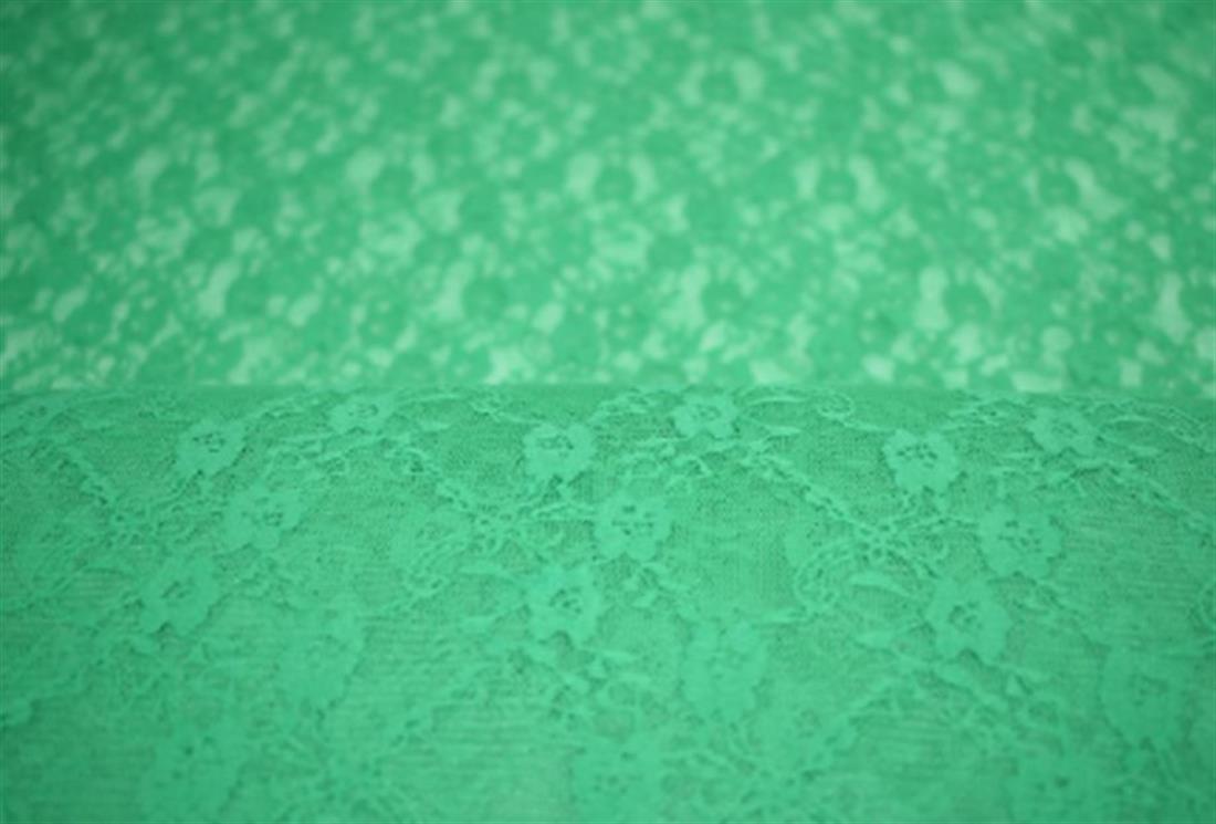 Green Soft Corded Rachel Lace