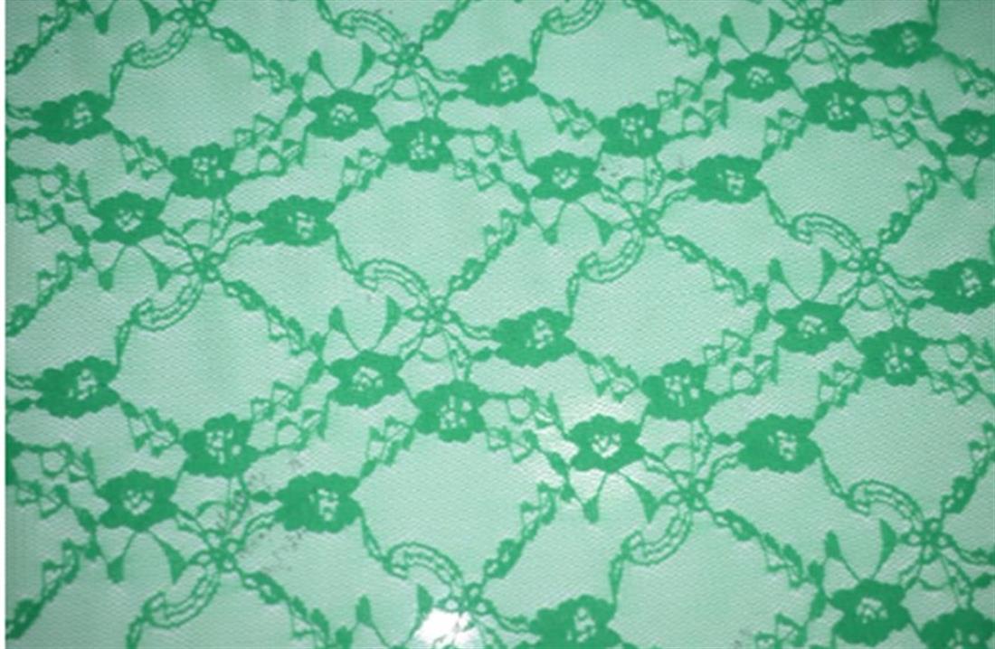 Green Soft Corded Rachel Lace