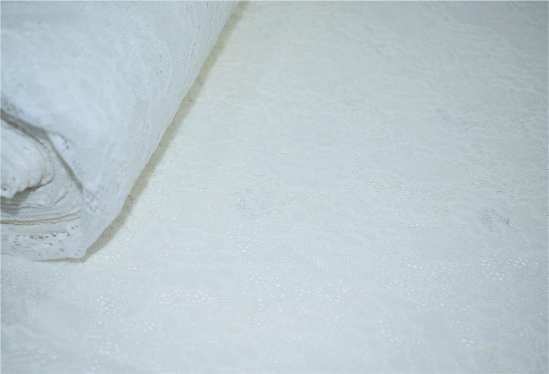 White Soft Corded Rachel Lace