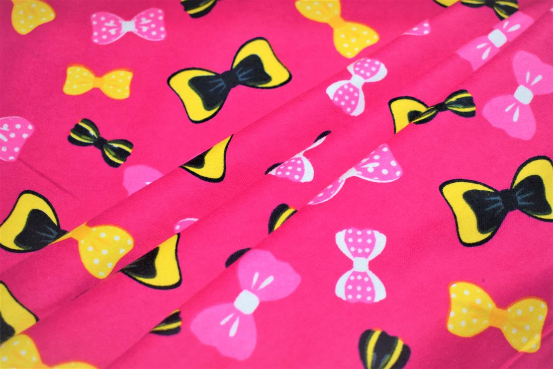 Pink Soft Brushed 100%Flannel Cotton 110 Cm