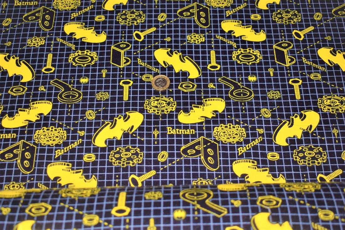 Black & Yellow Soft Brushed 100%Flannel Cotton 110 Cm