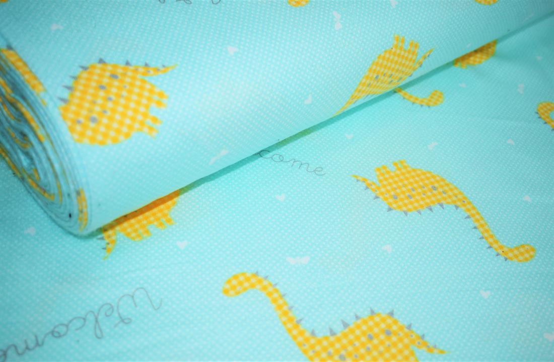 Green Soft Brushed 100%Flannel Cotton 110 Cm