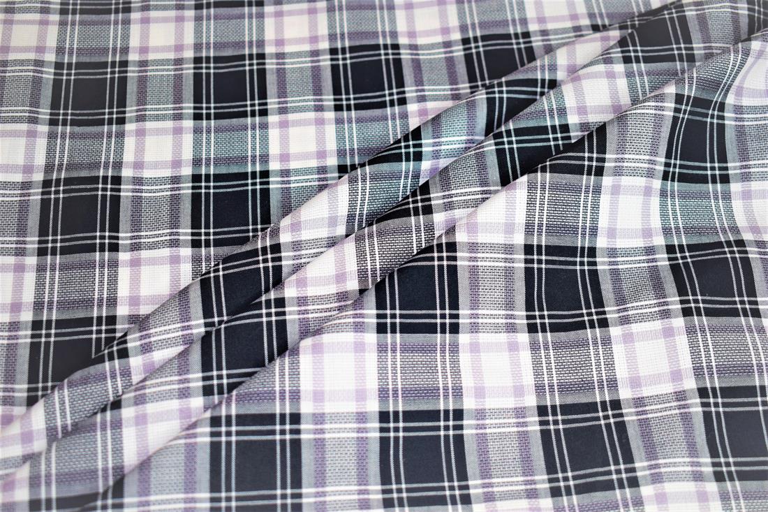 Black & White Soft Brushed 100%Flannel Cotton 110 Cm