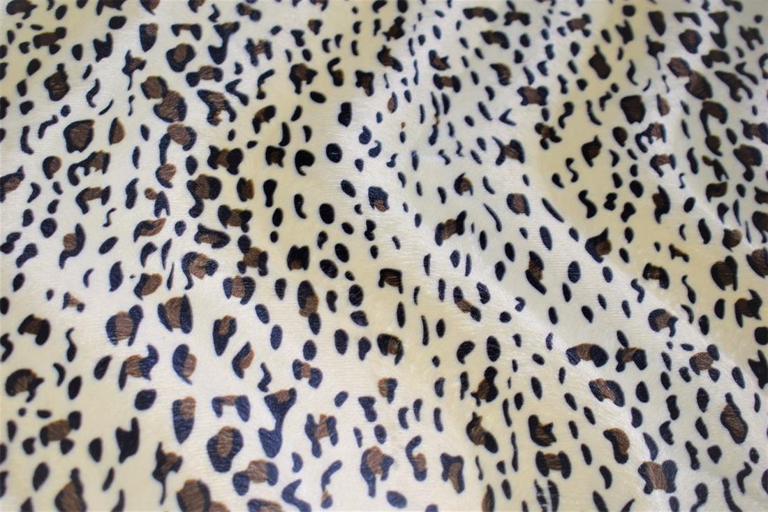 Leopard Velboa Fabric - 3 Colours