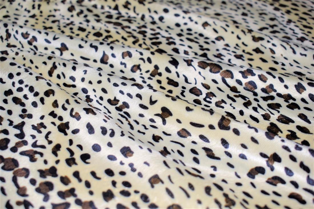 Leopard Velboa Fabric - 3 Colours
