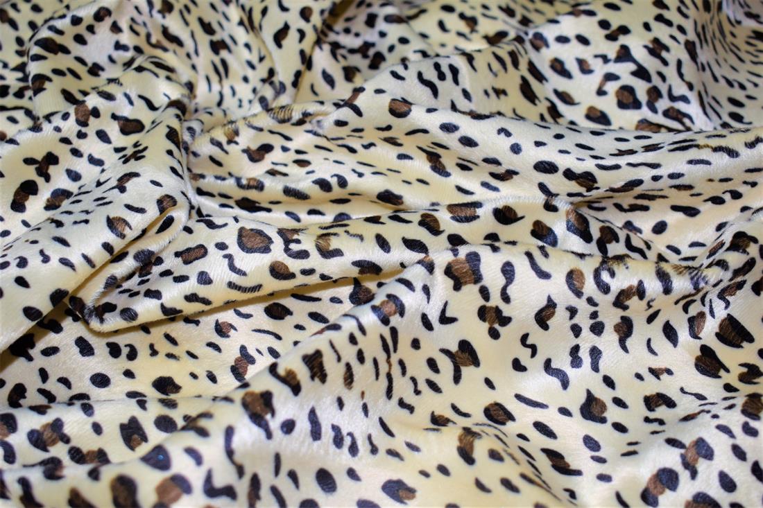 Leopard Velboa Fabric - 3 Colours