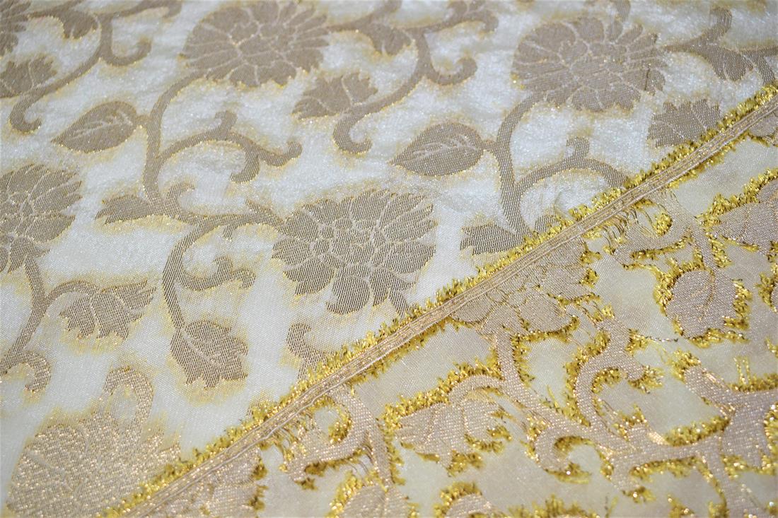 Cream Brocade- 6 Colours