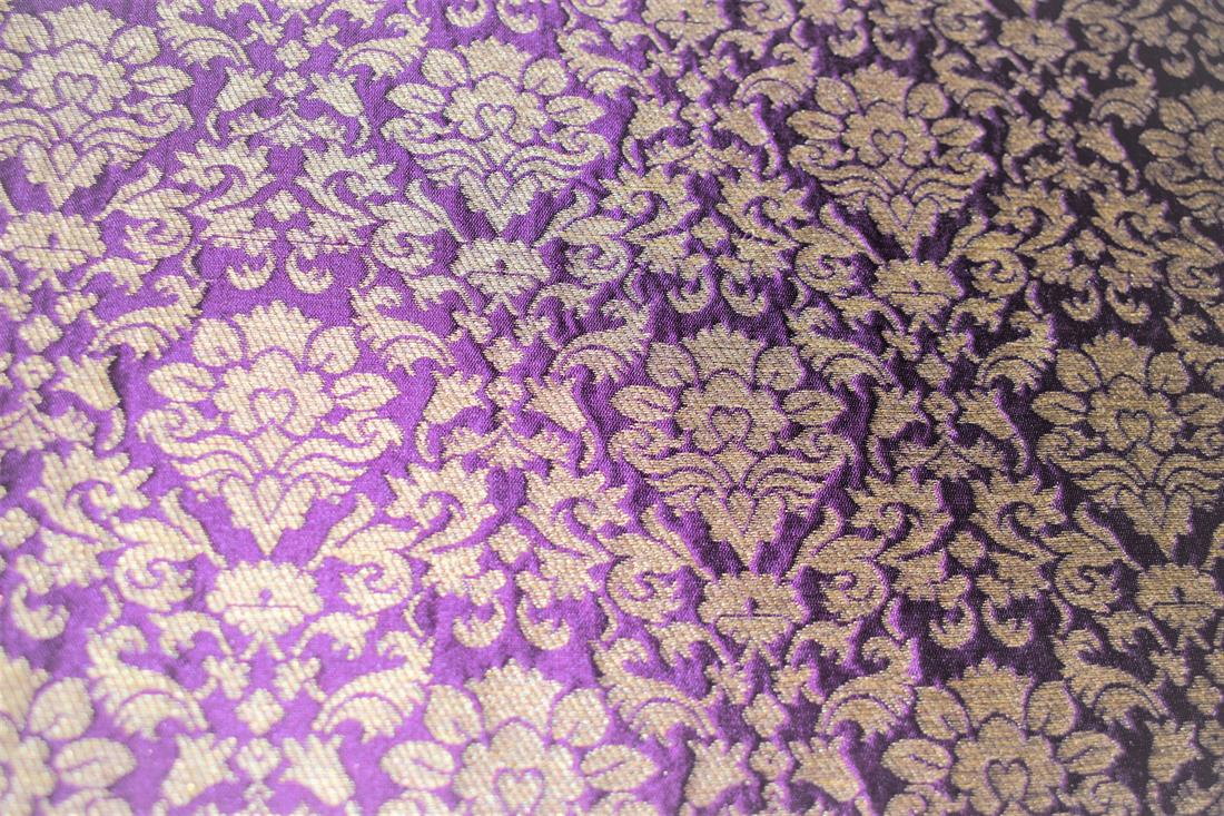 Purple Brocade