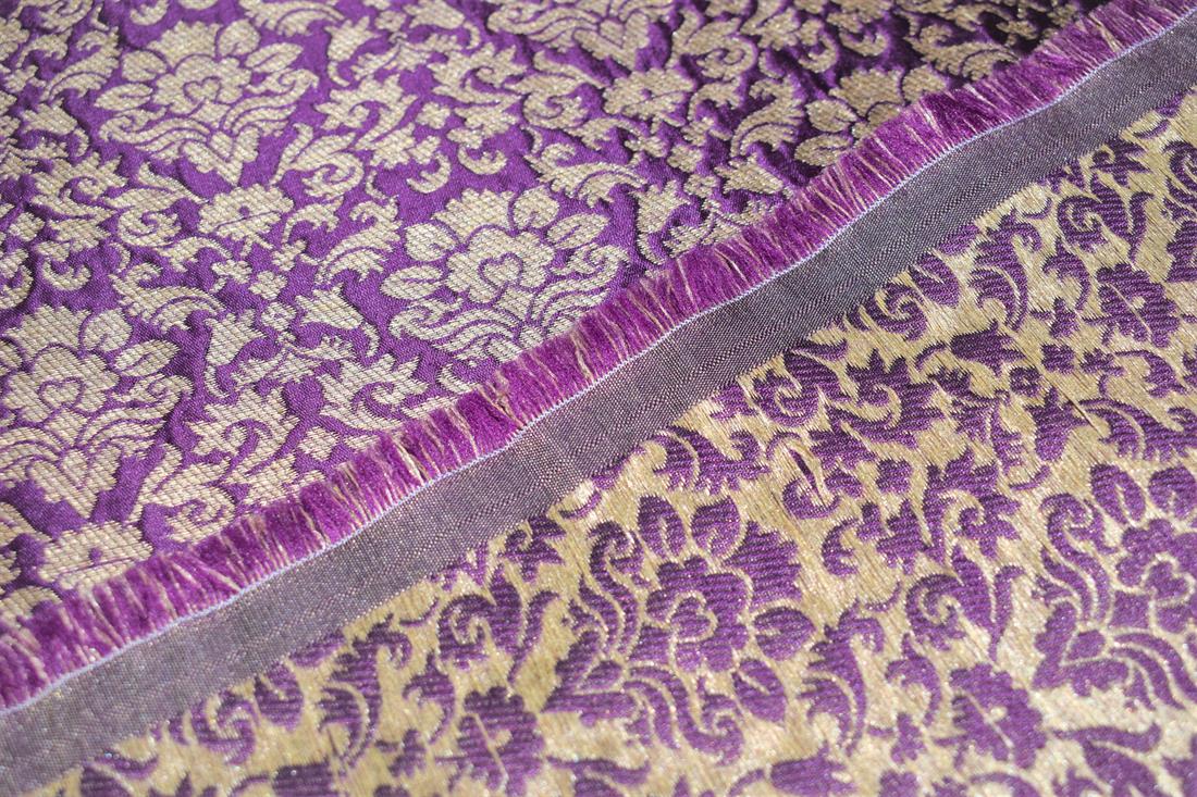 Purple Brocade