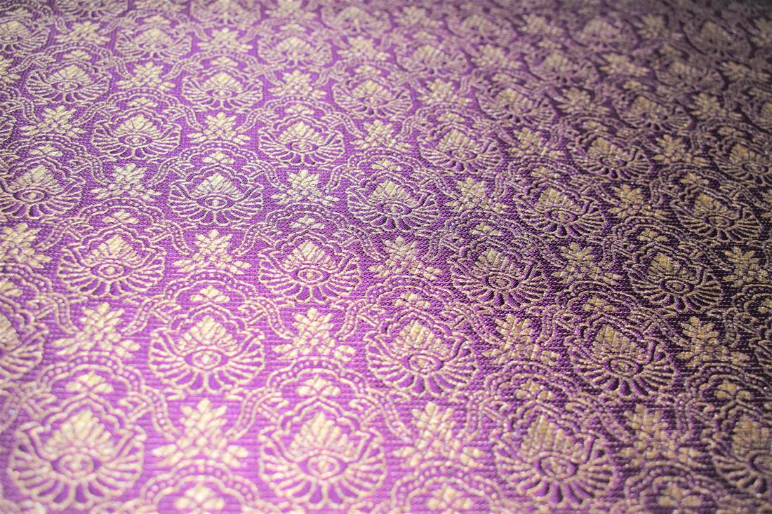 Purple Brocade