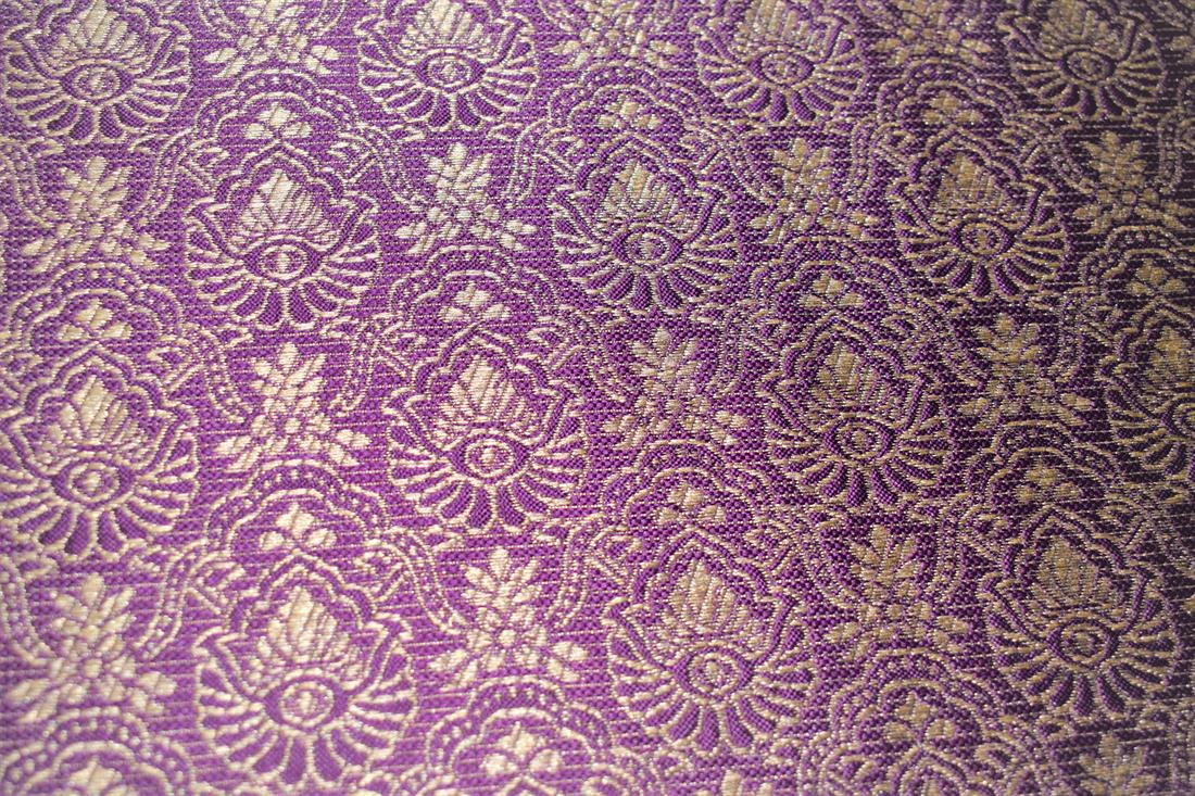 Purple Brocade