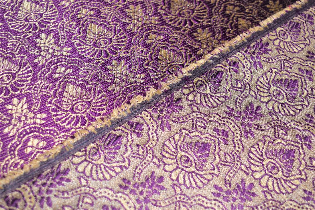 Purple Brocade