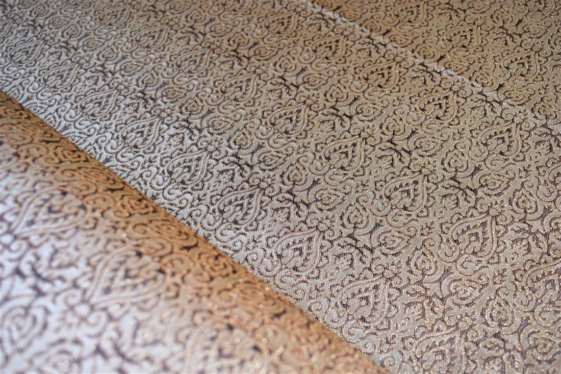 Brown Brocade