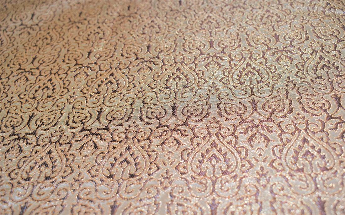 Brown Brocade