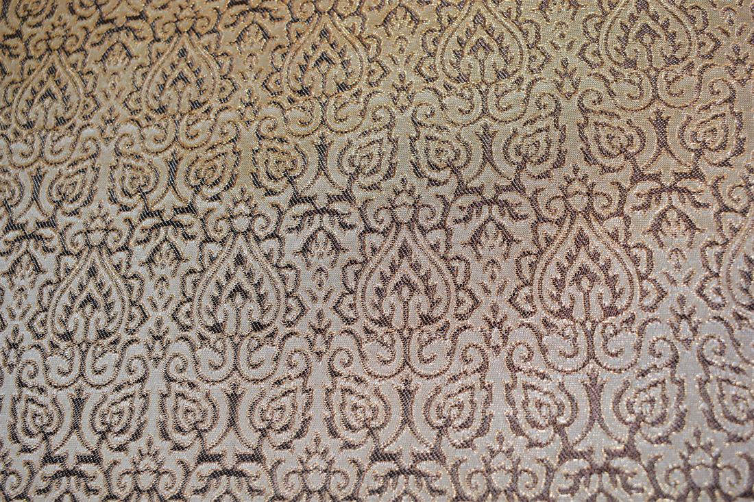 Brown Brocade