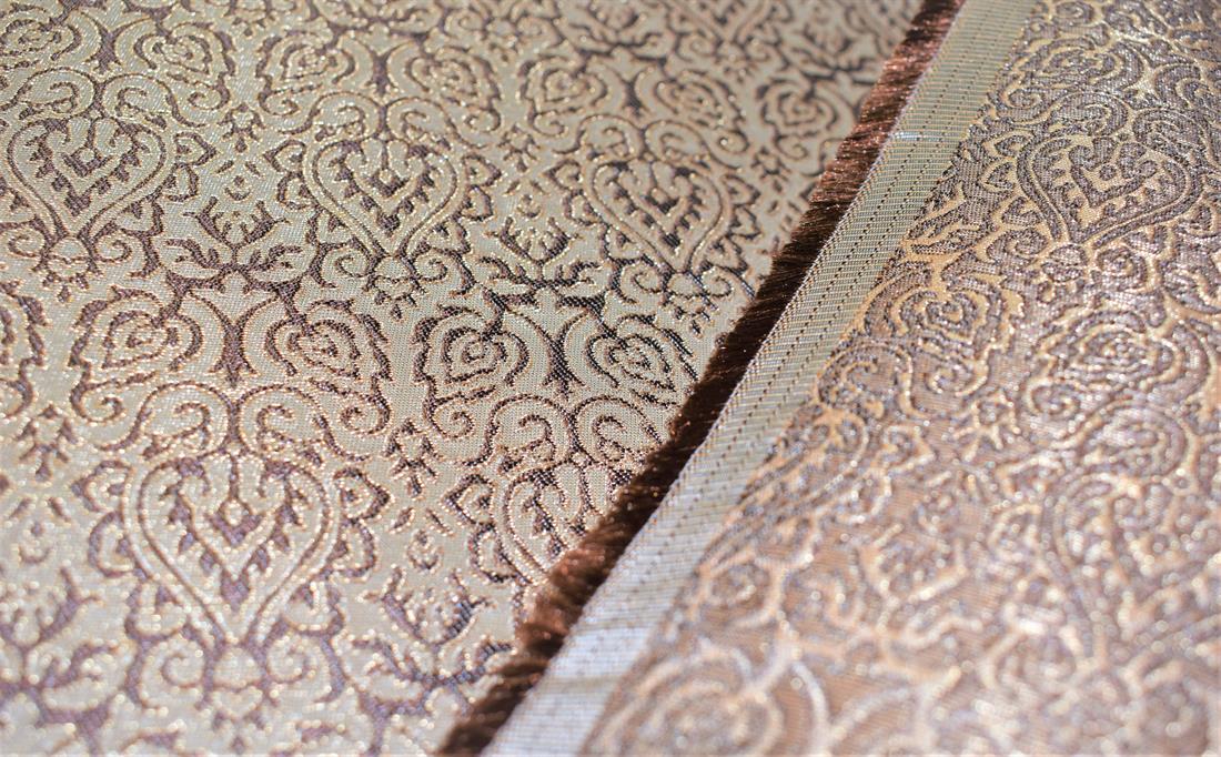 Brown Brocade