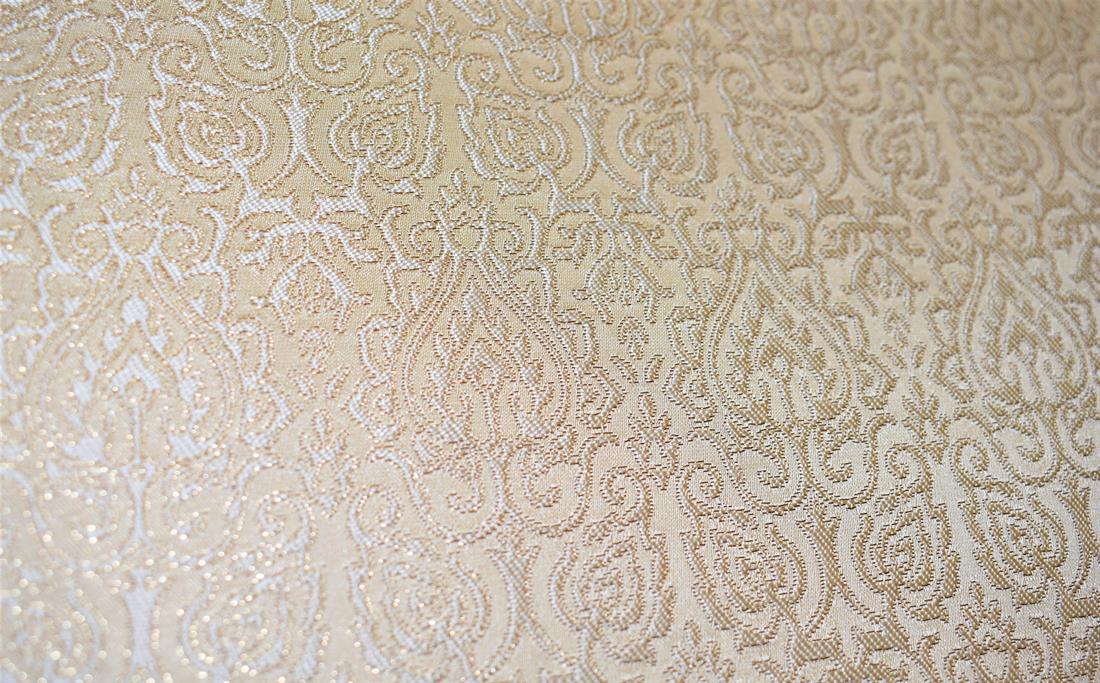 Gold Embroidered Brocade