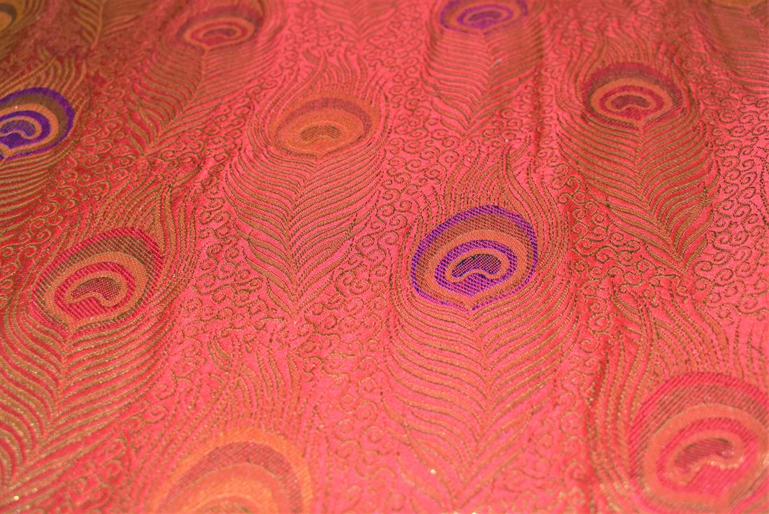 Red Brocade- 3 Colours