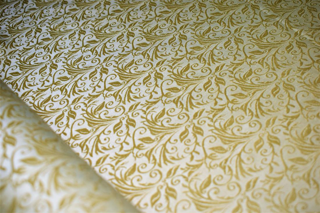 Cream Brocade