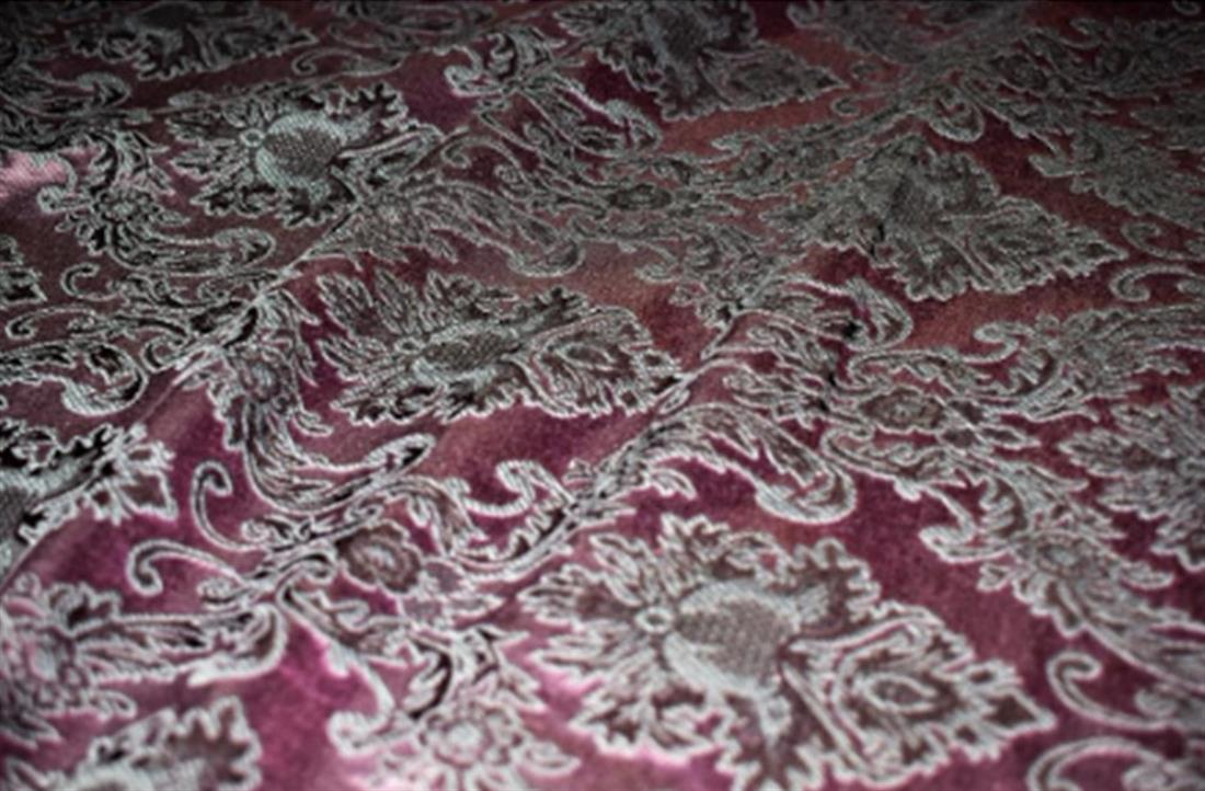 Pink Embroidered Brocades
